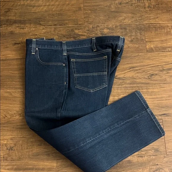 Carhartt Men’s Straight Fit Dark Blue Jeans, Sz. 42x30. - Picture 5 of 11